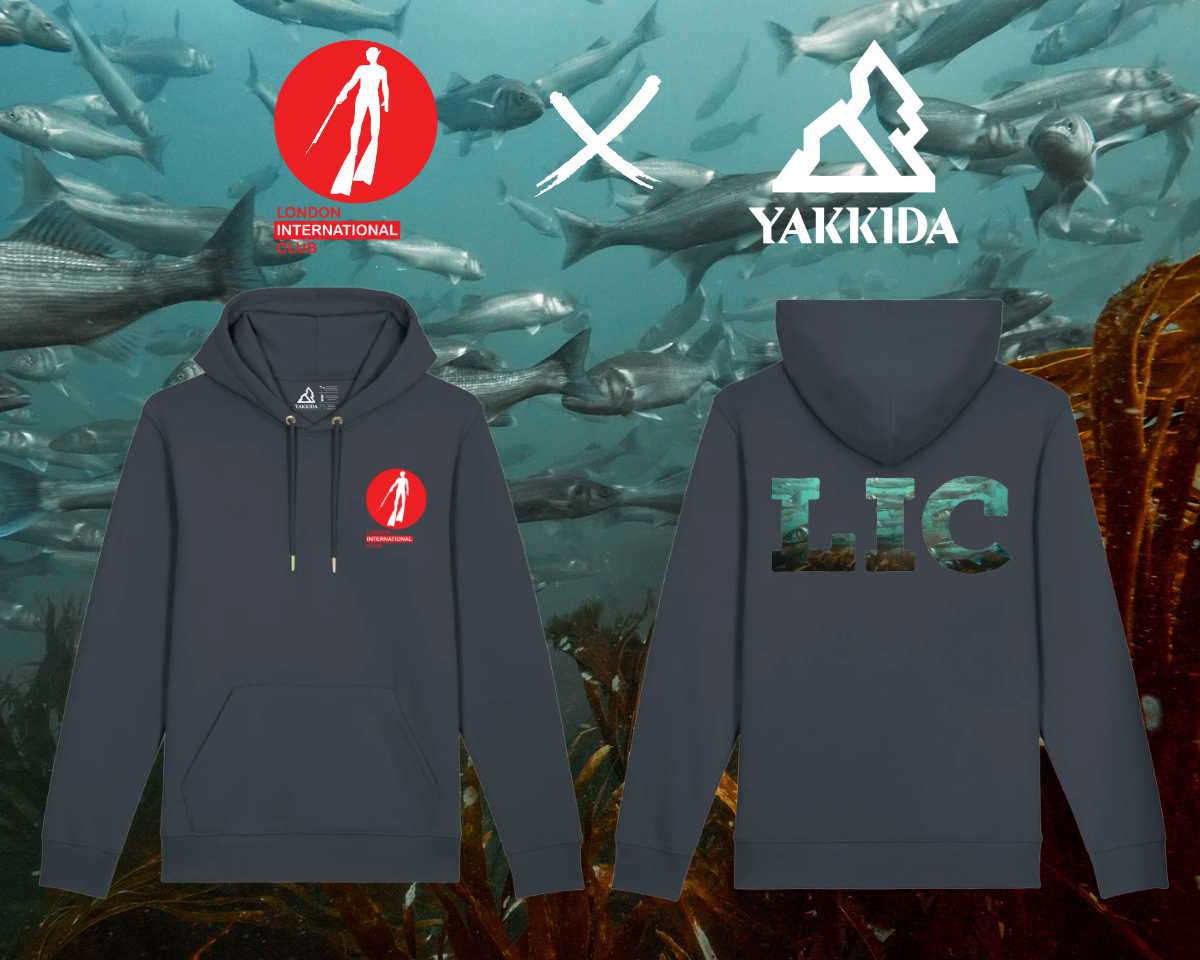 LONDON INTERNATIONAL CLUB OF SPEARFISHING HOODIE